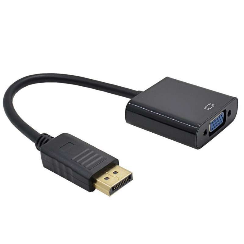Display Port to VGA Adapter - Black