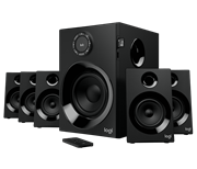 Logitech - Z607 80 watt 5.1 Channel Speaker Set - Black - Logitech