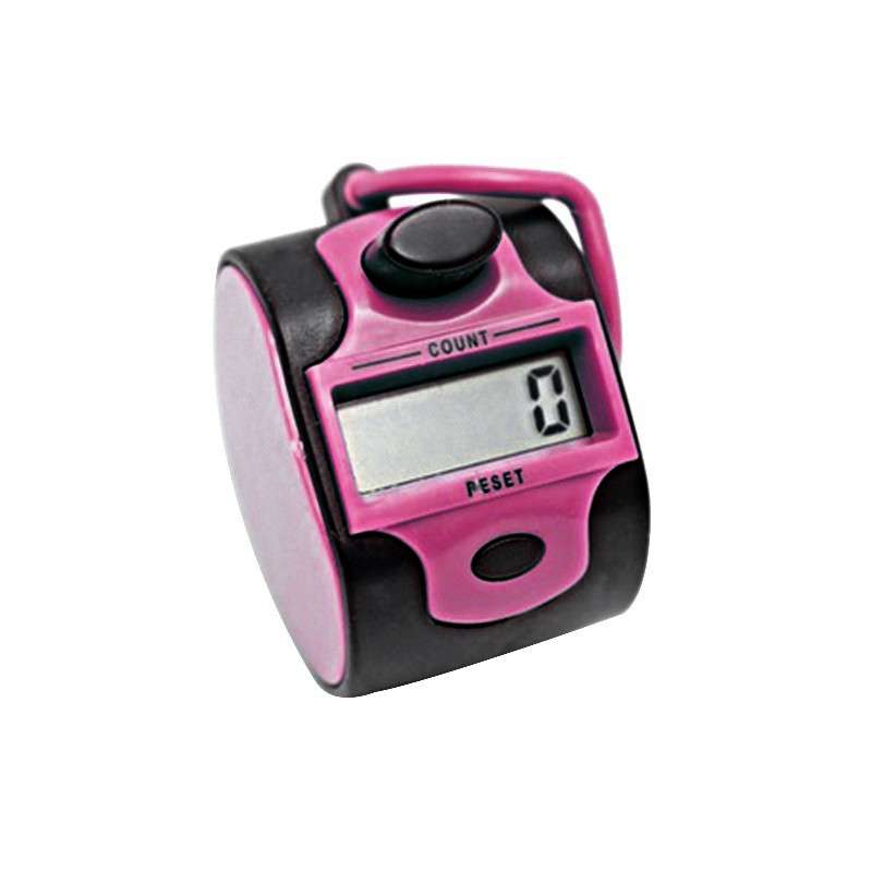Digital Click Counter with 4 Digits Display Pink