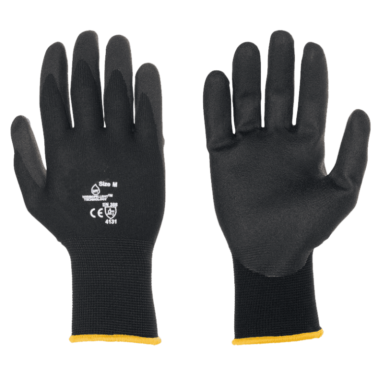 Palm Coated Black Gloves - Dos Group