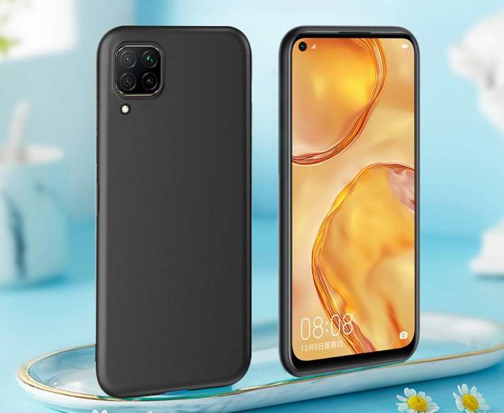 Huawei P40 lite Silicone Case - Black