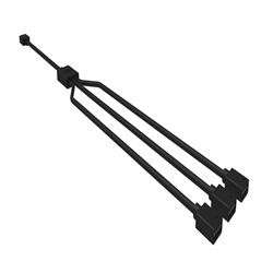 Cooler Master 1 to 3 RGB Splitter Cable - Black - COOLER MASTER