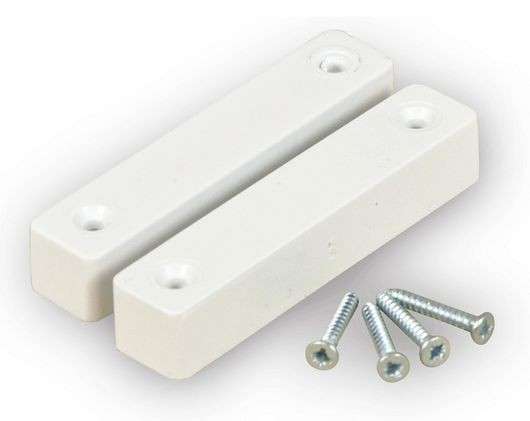 White Magnetic Contact - surface, N/C - ZKTeco