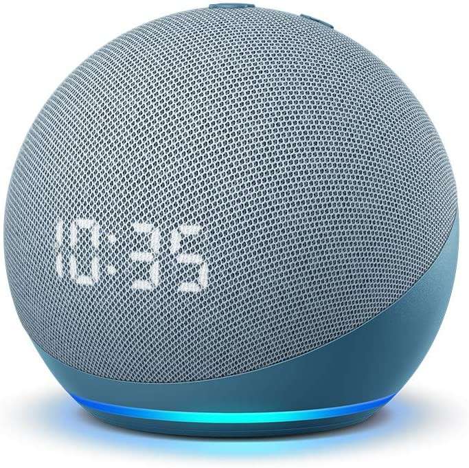 All-new Echo Dot 4th Gen Smart speaker with Alexa - 557g Chalk Echo Dot