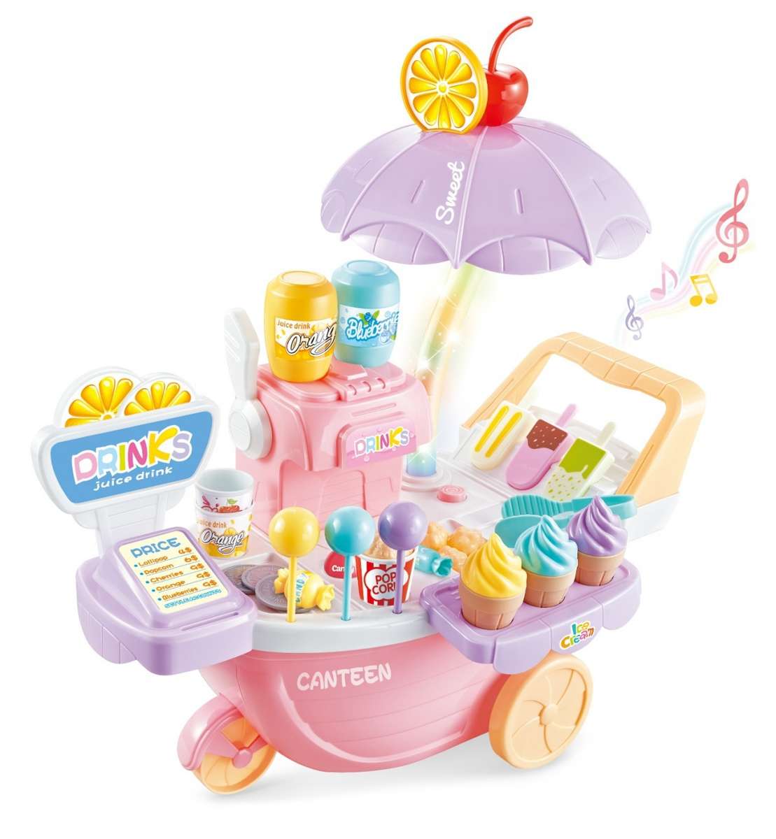 Jeronimo - Drink Cart with Light and Music - Jeronimo