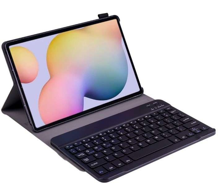 Tuff-Luv Bluetooth Keyboard for Samsung Galaxy Tab S7 SM-T875/SM-T870/SM-T876B - Black - Tuff-Luv