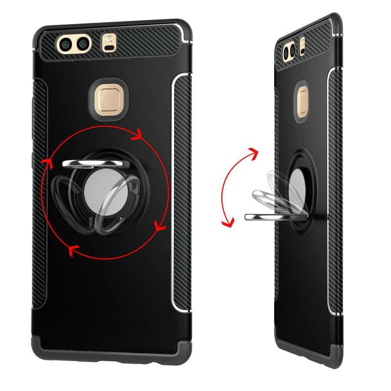 Tuff-Luv Armour case with Stand for Huawei Y5 2019 - Black - Tuff-Luv