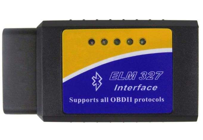 ELM327 OBD2 OBDII Bluetooth Car Auto Diagnostic Scanner & Adapter - 45g