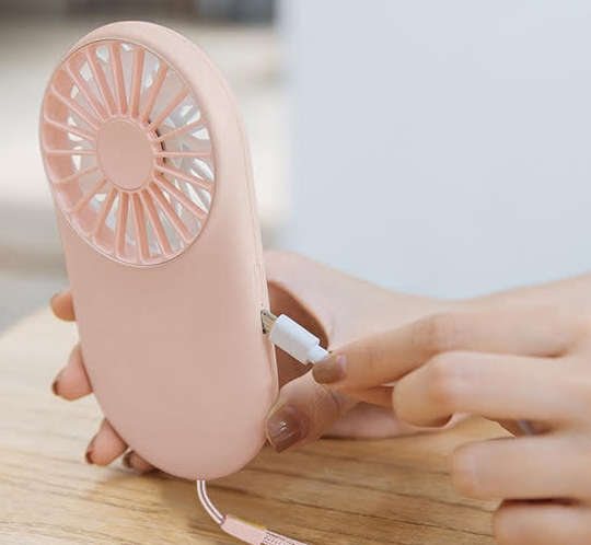 Mini Pocket Fan - USB Charging - 112g Mint