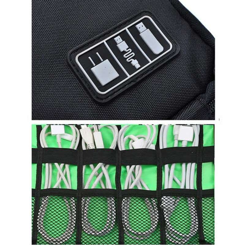 Travel Organizer Electronic Accessories Organizer - 89g Light Blue