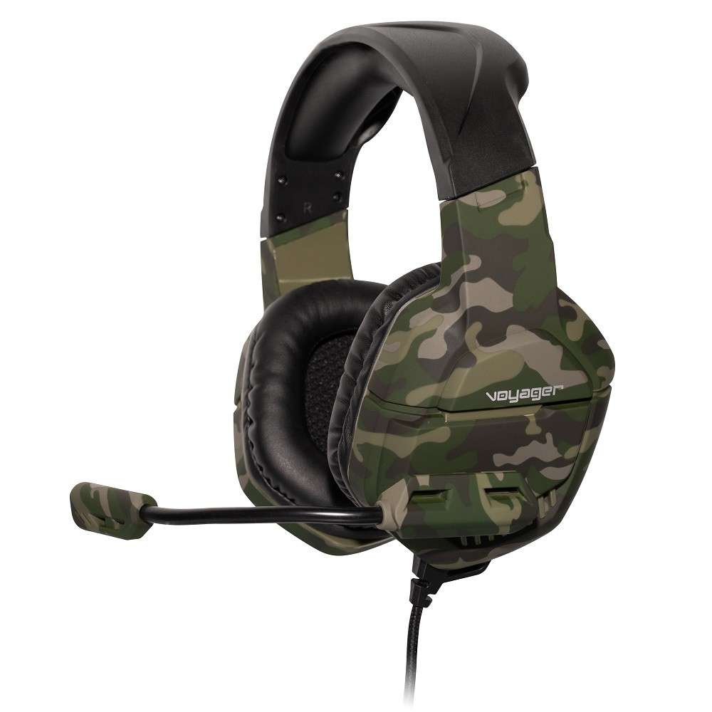 Voyager Gaming Headphones with Mic - Green - Voyager