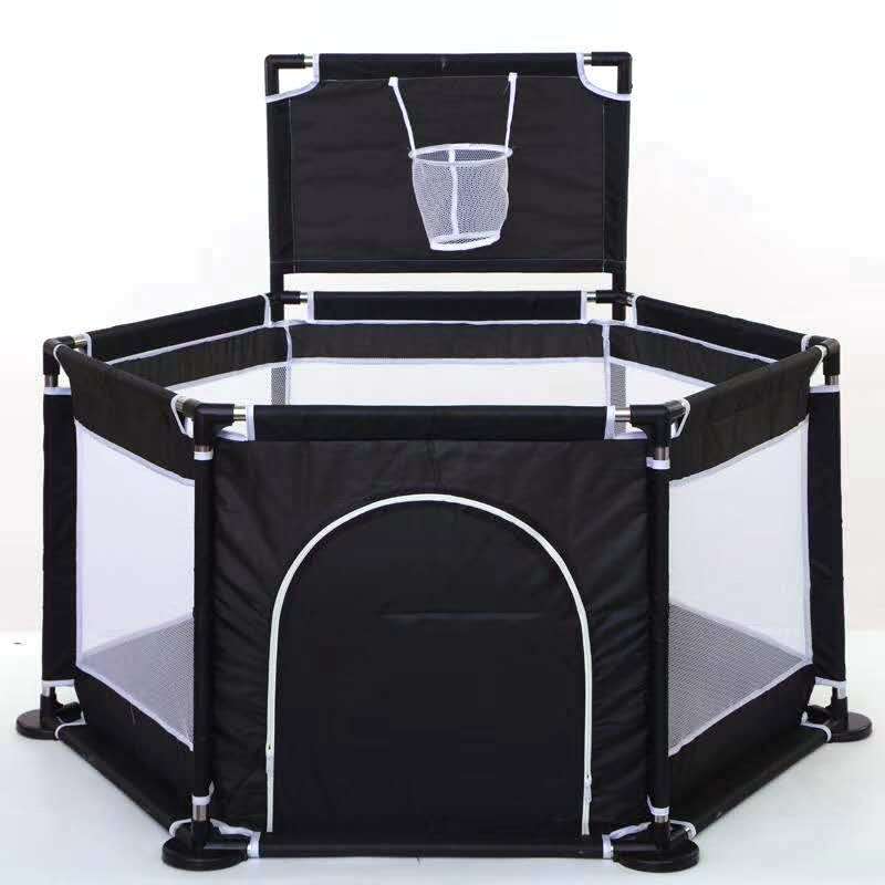 Baby Playpen - Hexagon - Navy Blue