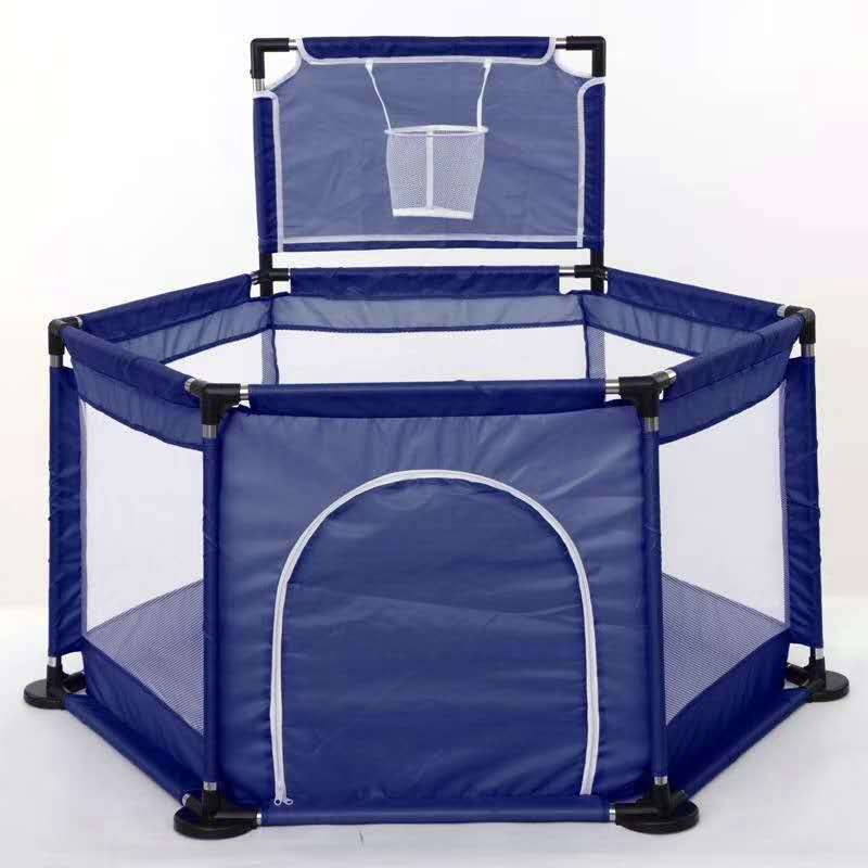 Baby Playpen - Hexagon - Navy Blue