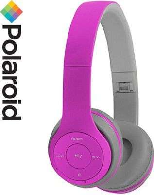 Polaroid PBH5003 Bluetooth Over-Ear Headphones - Pink - Polaroid