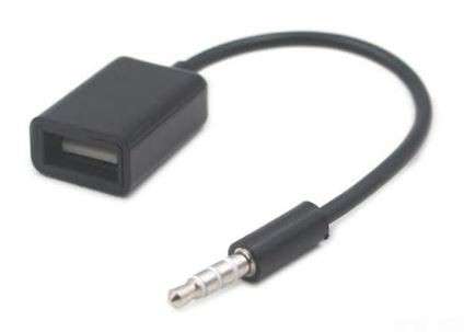 3.5mm Stereo Male to USB Female Cable - 8g