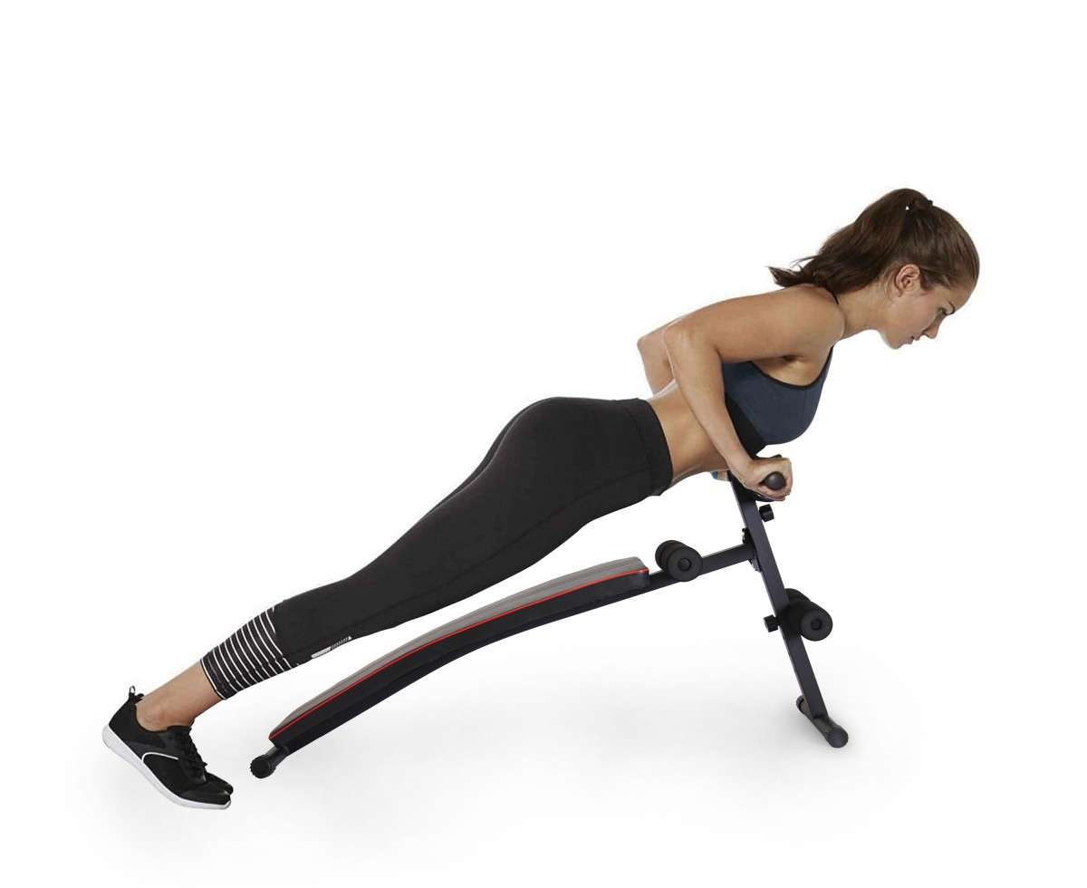 Fine Health - Adjustable Folding Sit Up Bench