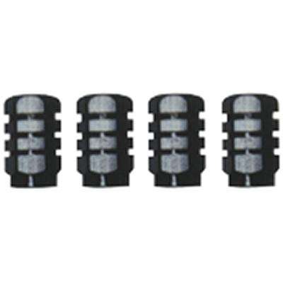 TYRE VALVE CAP SET - BLACK - X-APPEAL