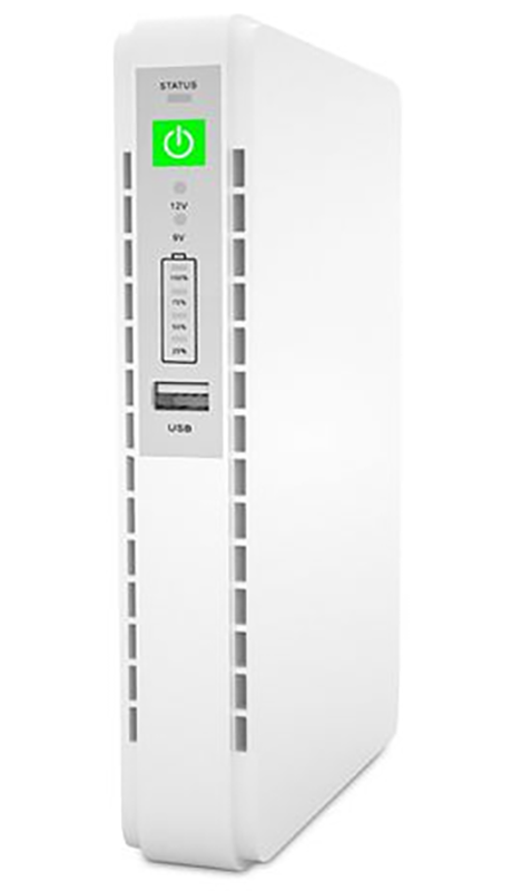 Mini UPS DC to DC with USB and PoE Output Power Over Ethernet - 32.56Wh (8800mAH)