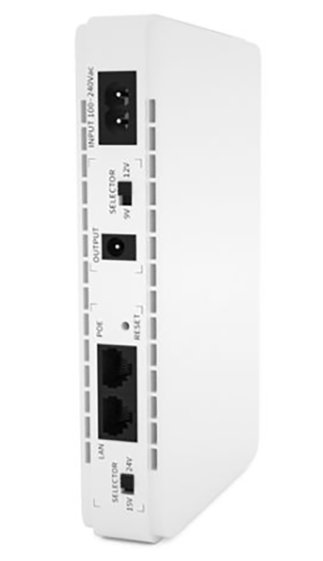 Mini UPS DC to DC with USB and PoE Output Power Over Ethernet - 32.56Wh (8800mAH)