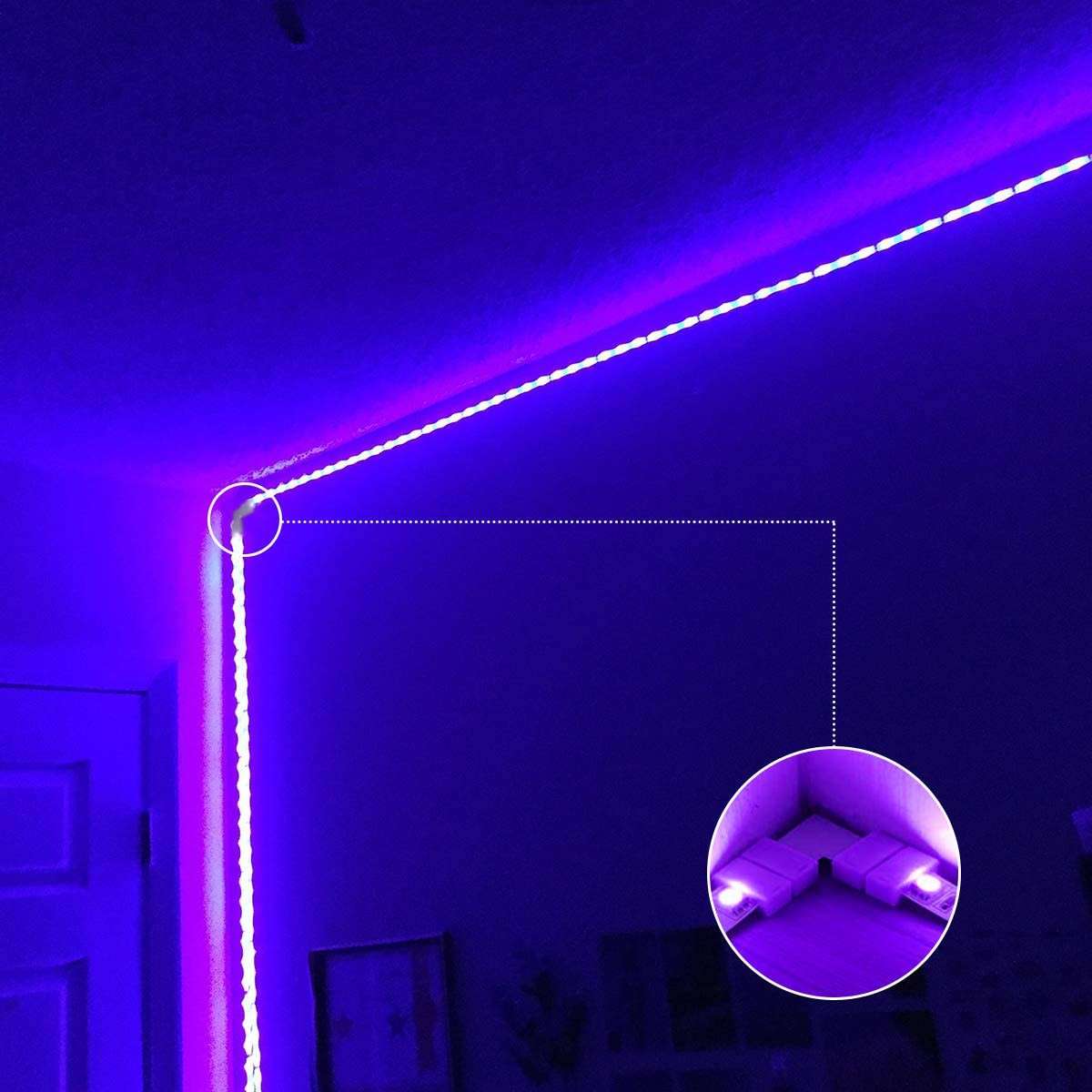 RGB Strip Light Connector (20 Pack)