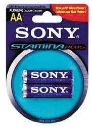 Sony AA Alkaline Stamina Plus : AM3-B2D (12 minimum in a pack) - Sony