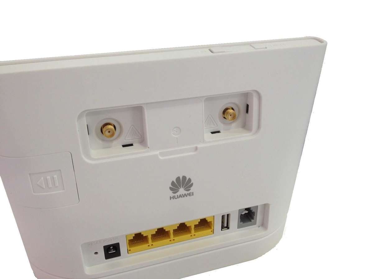 Huawei B315 4G LTE WiFi 150Mbps Router, 4x 10/100, 2x RJ11, USB (B593 upgrade) - White - Huawei 614g