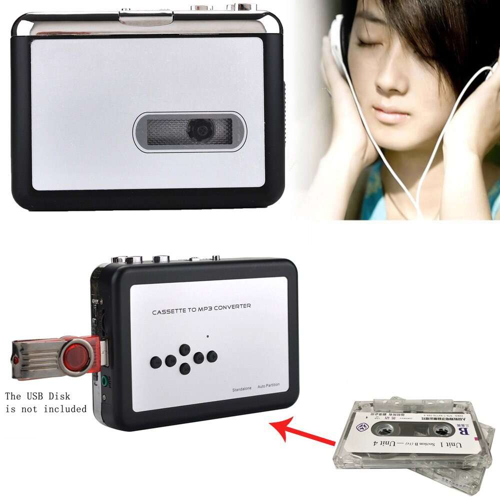 USB Cassette (Tape) to MP3 Converter - Direct to USB, NO PC NEEDED (EZCAP 231) - 256g