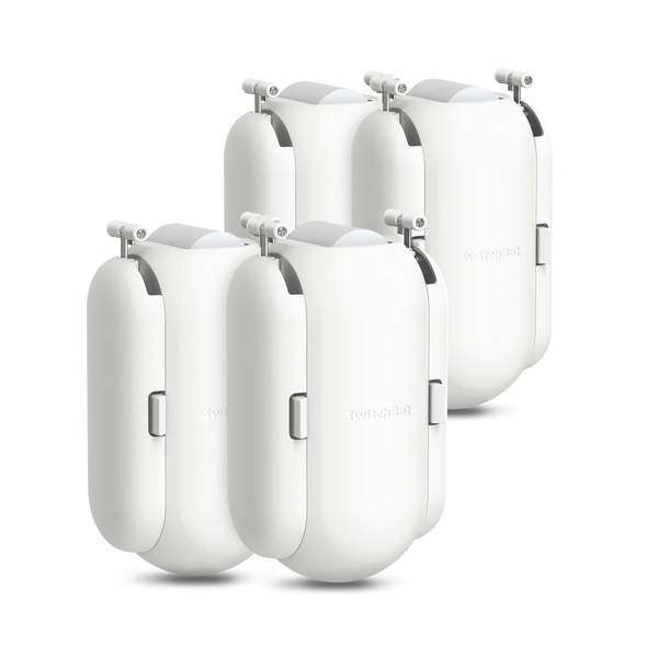 SwitchBot Curtain White U Rail 2 Home Pack (4 units)