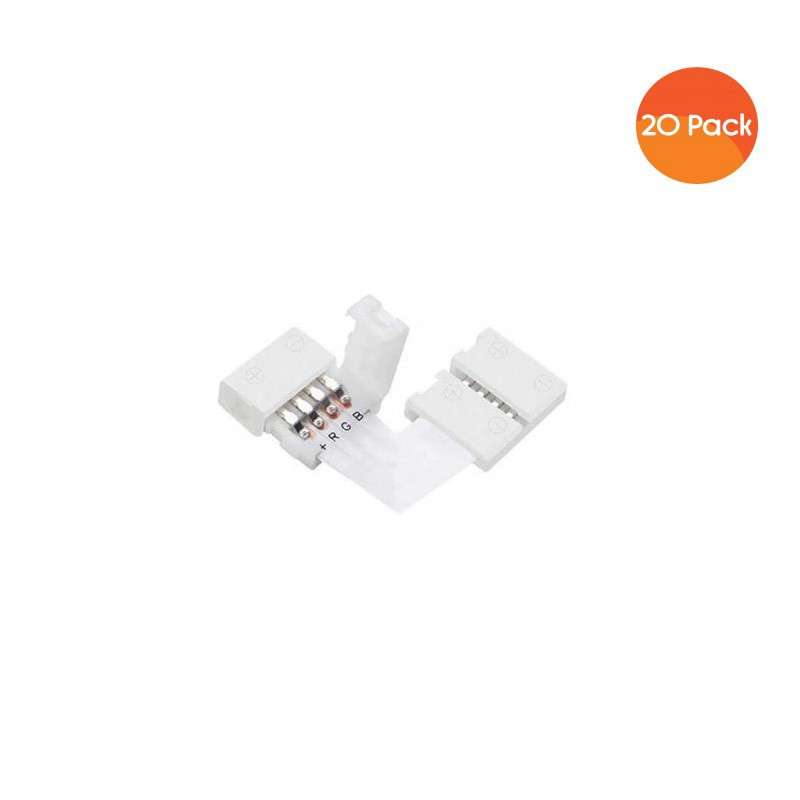 RGB Strip Light Connector (20 Pack)