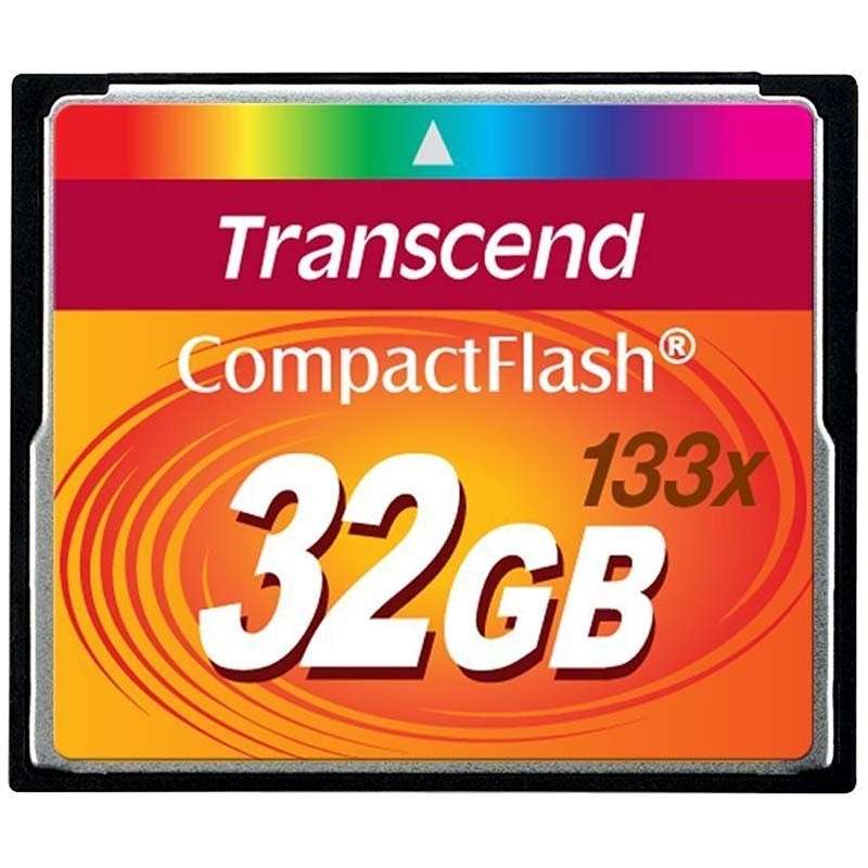 TRANSCEND 32GB 133X CF Compact Flash CARD - Transcend