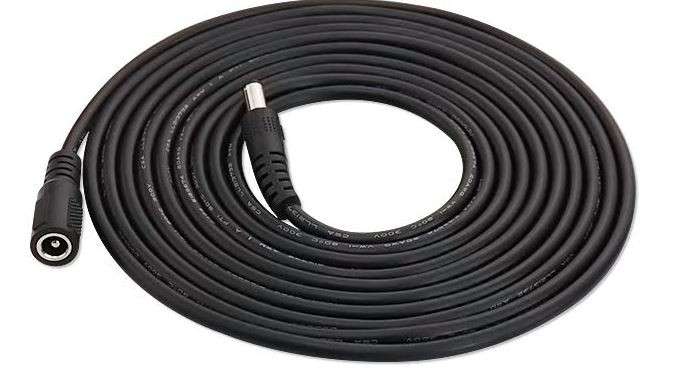 DC Extension Cable with barrel connector- 5M