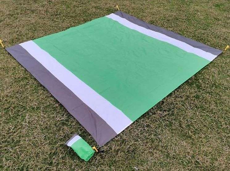 Foldable beach mat Grey