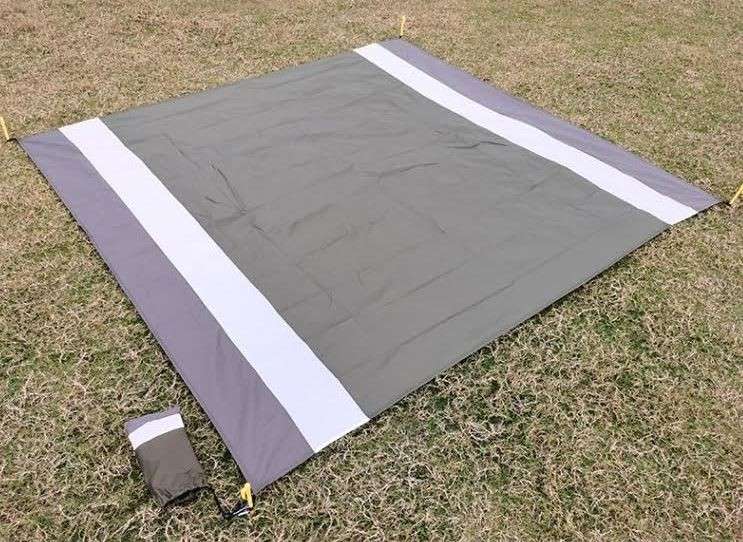Foldable beach mat Grey