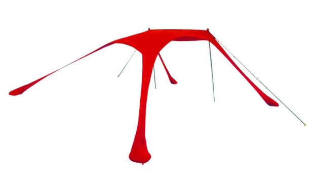 300x300cm Stretch Tent For Beaches and Picnics Grey