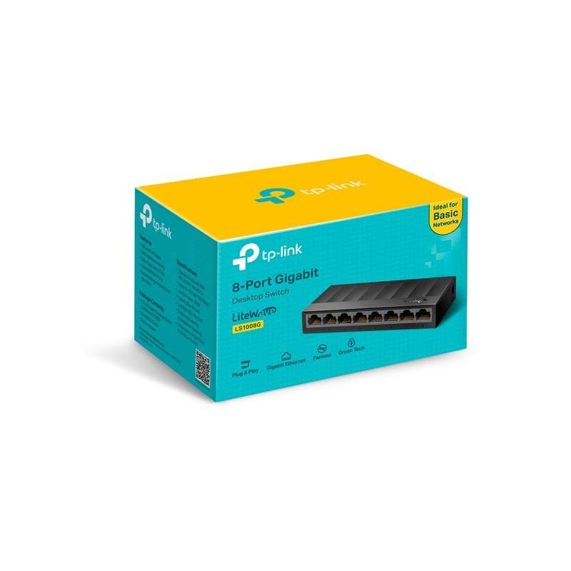 TP-Link 8 Port Gigabit Switch (LS1008G)