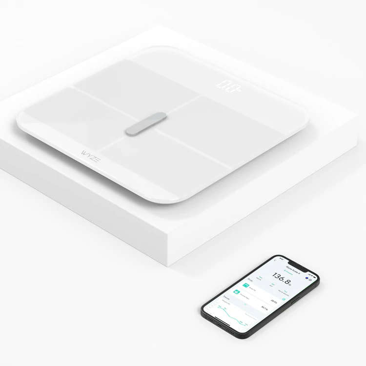 Wyze Scale X (Advanced Smart Scale) - Black/White White