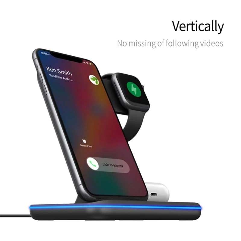 Wireless Qi 3 in 1 Charging Stand