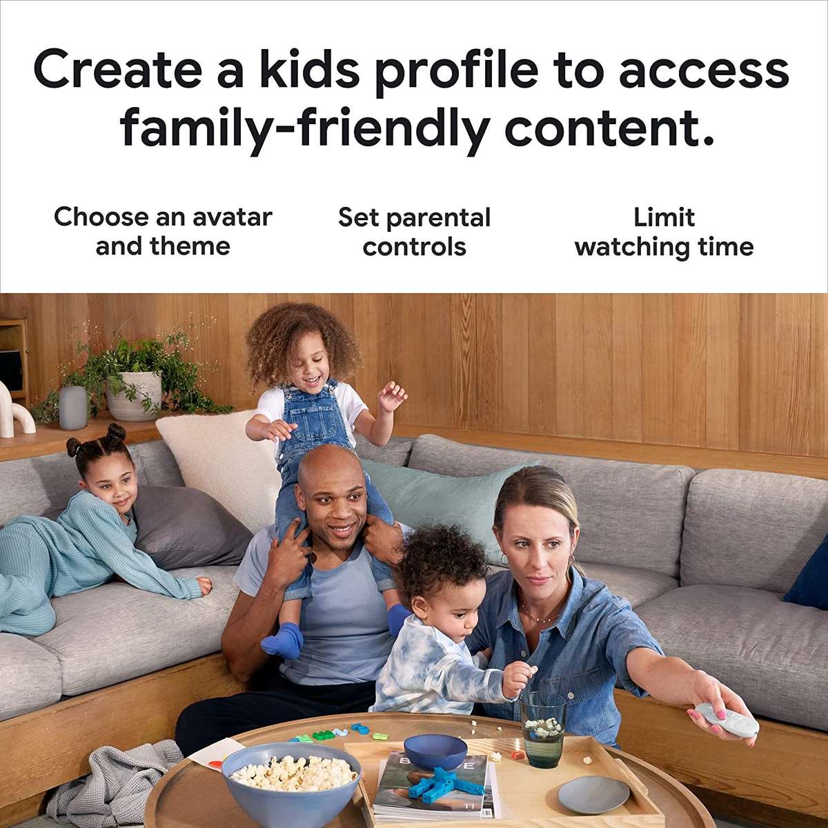 Chromecast with Google TV 1080p HDR - Snow