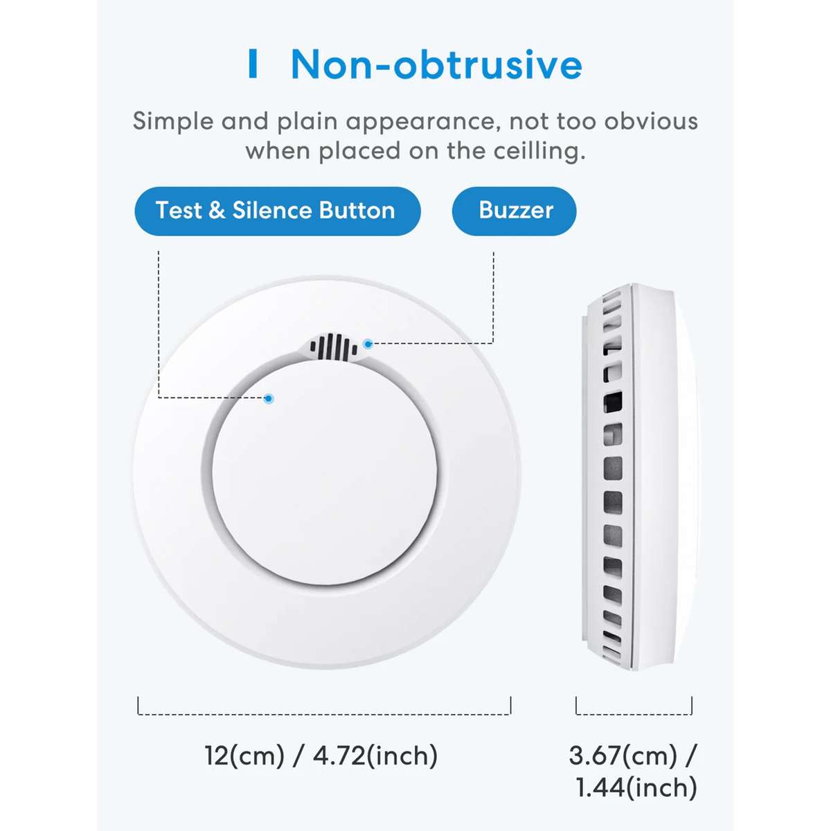 Meross Smart Smoke Alarm with Hub - works with Apple Homekit and compatible with SmartThings
