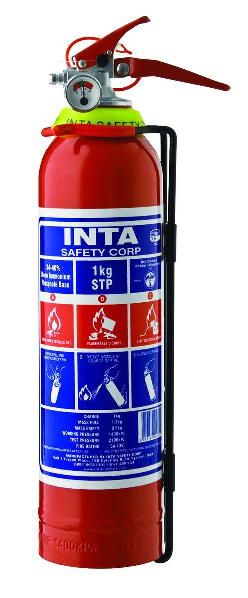 INTASAFETY 1 Kg DCP Fire Extinguisher - INTASAFETY
