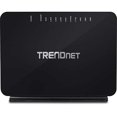 TRENDnet TEW-816DRM AC750 Wireless VDSL2/ADSL2+ Modem Router - TRENDnet