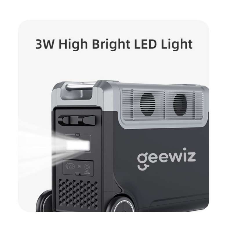Geewiz 3600w Portable UPS Power Station - 3840Wh LIFEPO4 / Pure Sine Wave / 3HR Quick Charge / 3x SA