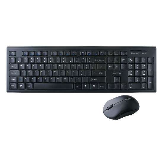 Astrum Wireless Mouse and Keyboard Set 2.4Ghz 1000DPI - Astrum