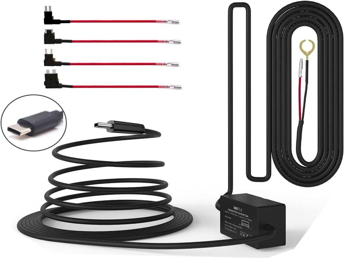 Dashboard Dashcam Camera Hardwire Kit - USB TYPE C