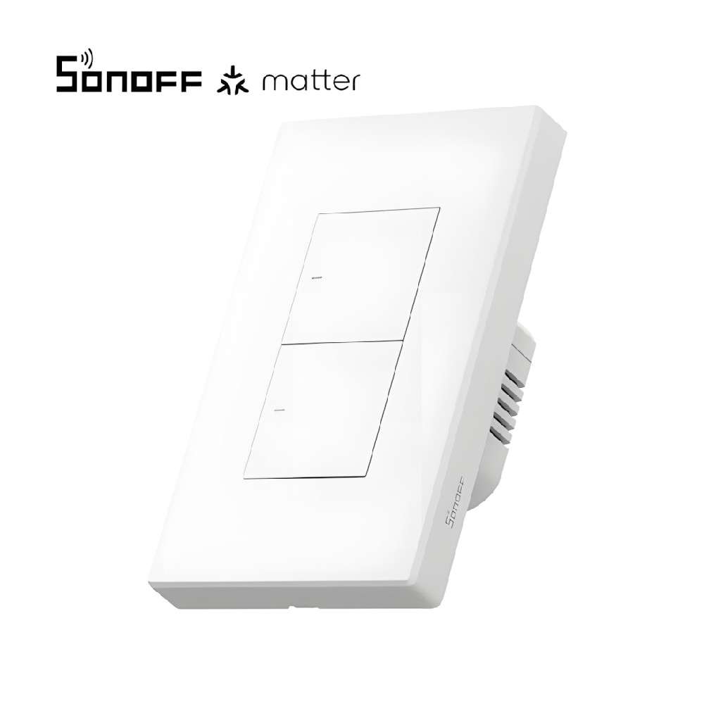Sonoff M5 MATTER Smart Wall Switch - Available in 1/2/3 Channel (White) 2 Gang
