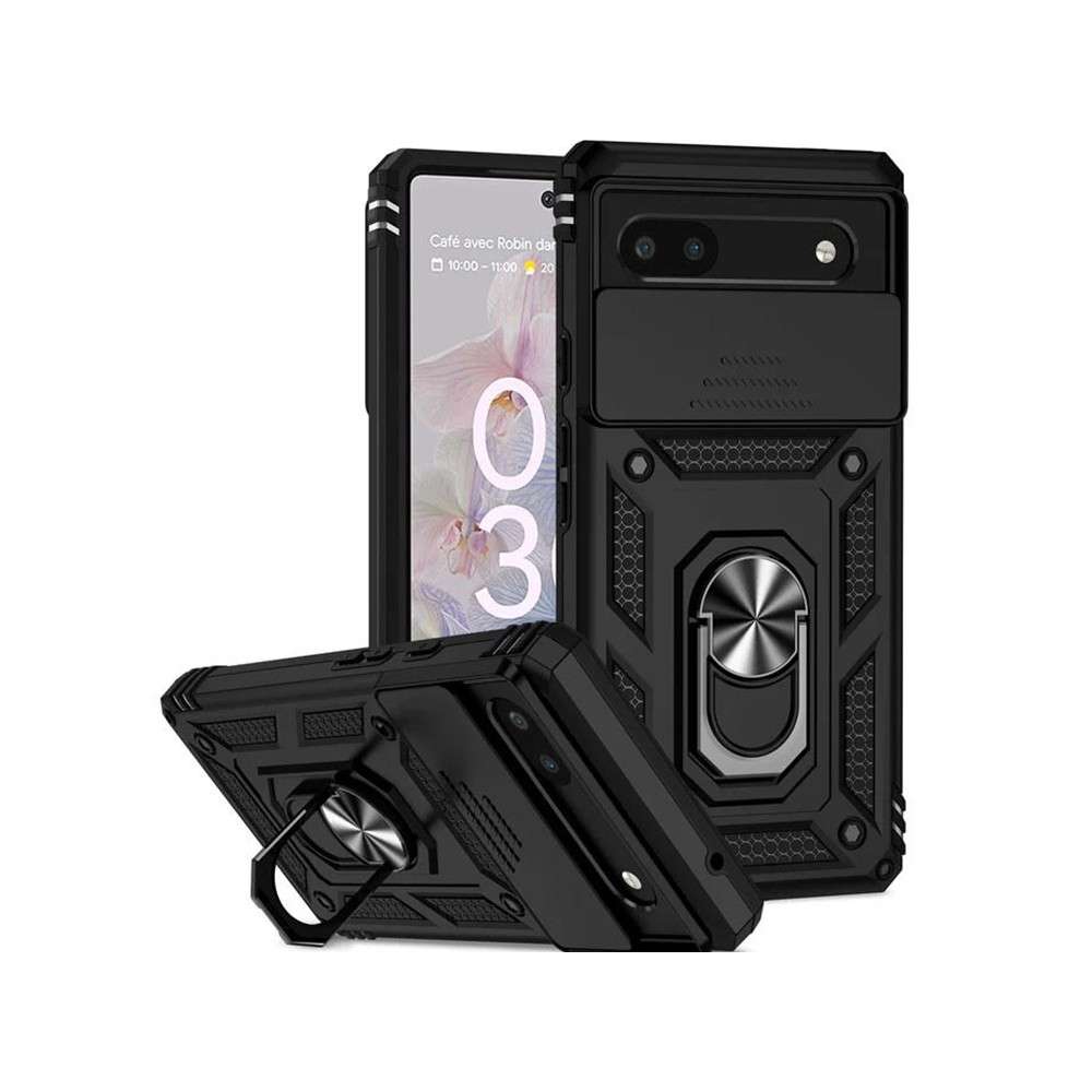 Google Pixel 7 Rugged Protective Case - Black