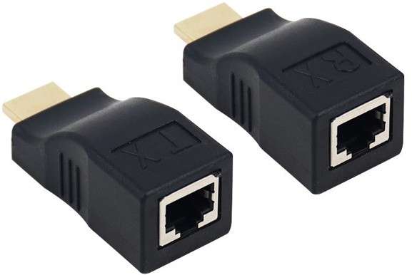 HDMI Extender Over CAT5e/6 Network Ethernet Adapter (4K / 1080P) - Up to 30m