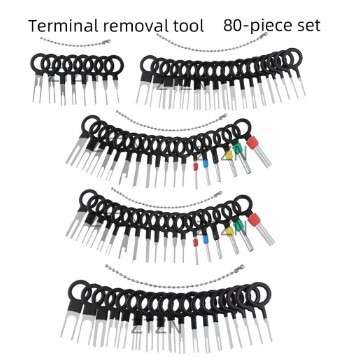 Terminal removal tool kit- 80 piece