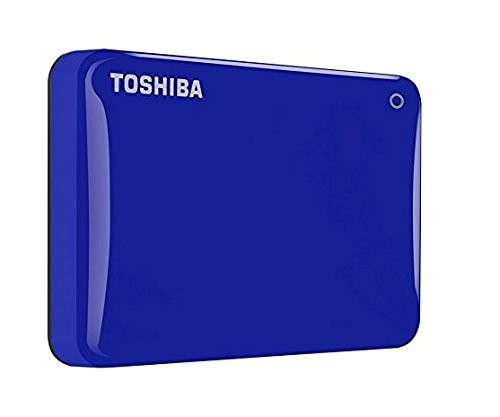 Toshiba HDTC830EL3CA Canvio Connect II 3TB Blue External Hard Drive (HDD) - Toshiba