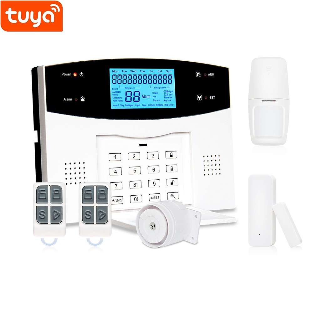 Tuya WIFI + GSM Alarm System Kit